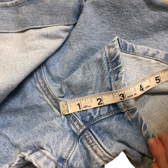 Zara Womens Denim Wrap Skort- Size 28 - Picture 8 of 10